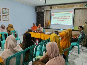 BPBD Berikan Edukasi dan Sosialisasi Kebencanaan bagi Tenaga Kesehatan Puskesmas Kwadungan